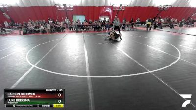 145 lbs Cons. Round 3 - Carson Bremmer, Verona Area Wrestling Club Inc. vs Luke Beeksma, Wisconsin