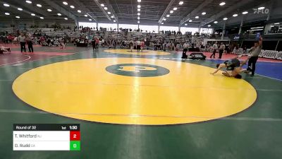 152 lbs Round Of 32 - Tyler Whitford, NJ vs David Rudd, GA