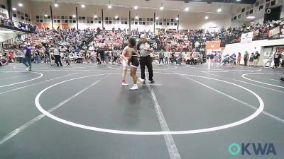 110 lbs Semifinal - Roper Campbell, Collinsville Cardinal Youth Wrestling vs KiMorah Cathey, Team Tulsa Wrestling Club