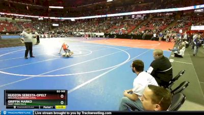 D2-145 lbs Champ. Round 1 - Griffin Marko, Saint Croix Falls vs Hudzon Sebesta-Opelt, Neillsville/Greenw./Loyal