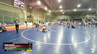 138 lbs Semifinal - Onyx Kunsaitis, East Idaho Elite vs Zane Winter, Sanderson Wrestling Academy