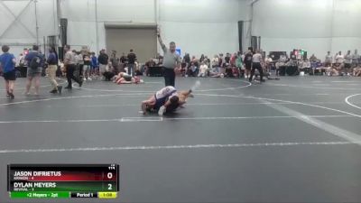 113 lbs Round 2 (8 Team) - Jason Difrietus, Kraken vs Dylan Meyers, Revival