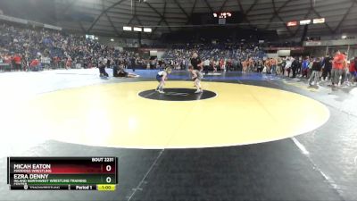 63 lbs Cons. Semi - Ezra Denny, Inland Northwest Wrestling Training Center vs Micah Eaton, Maddogs Wrestling