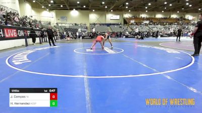 126 lbs Final - Jesus Campos, Team Aggression vs Hector Hernandez, Hesperia