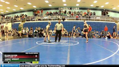 140 lbs Placement (4 Team) - Varric Wright, Floyd vs Elijah Guyer, Indiana Creek