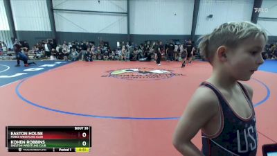 85 lbs Round 2 - Kohen Robbins, Shelton Wrestling Club vs Easton House, Forks Wrestling Club