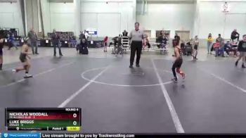 52 lbs Round 6 (8 Team) - Nicholas Woodall, PA Alliance Blue vs Luke Briggs, Kraken