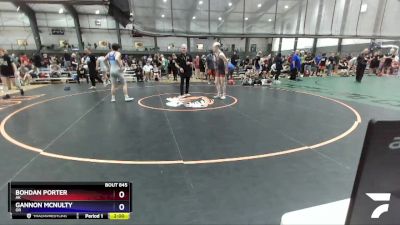 144 lbs Semifinal - Bohdan Porter, AK vs Gannon McNulty, OR