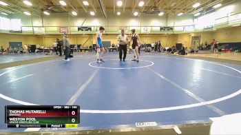 144 lbs Round 5 - Weston Pool, Apache Wrestling Club vs Thomas Mutarelli, Branson