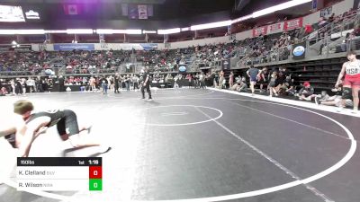 150 lbs Consolation - Kayden Clelland, Silver Lake Wrestling Club vs Reed Wilson, Nixa Youth Wrestling