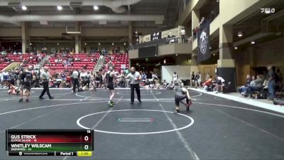 120 lbs Finals (2 Team) - Gus Strick, SlyFox Silver vs Whitley Wilscam, $nowmen