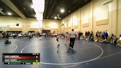 82 lbs Round 3 - Luke Gabbitas, Uintah Jr High Wrestling vs Duke Marsh, Wasatch Wrestling Club