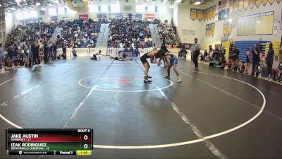 113 lbs Semifinals (8 Team) - Izak Rodriguez, Zephyrhills Christian vs Jake Austin, Somerset