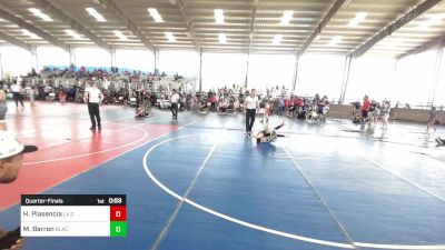 62 lbs Quarterfinal - Horacio Plasencia, La Gente vs Madden Barron, BlackCat WC