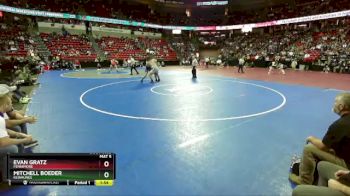 D3-285 lbs Quarterfinal - Evan Gratz, Fennimore vs Mitchell Boeder, Kewaunee