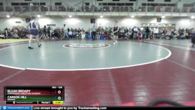 126 lbs Champ. Round 2 - Elijah Broady, Contenders Wrestling Academy vs Carson Hill, Indiana