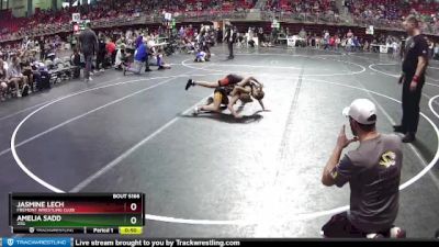 82 lbs Cons. Round 4 - Jasmine Lech, Fremont Wrestling Club vs Amelia Sadd, 2TG