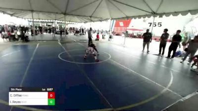 82 lbs 5th Place - Czarlie Diffee, Pomona Elite vs Isaiah Reyes, Scotsmen WC