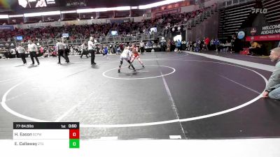 77-84.6 lbs Quarterfinal - Holly Eason, South Central Punisher Wrestling Club vs Emerson Callaway, 2TG