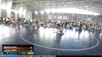 71 lbs Quarters & Wb (16 Team) - Bridger Adams, Idaho 2 vs Carter Larsen, Utah Black