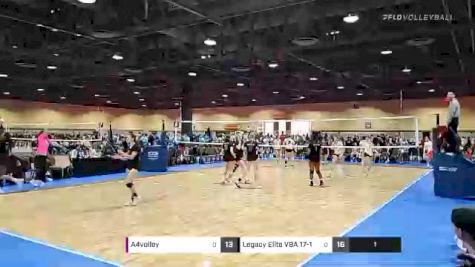 A4volley vs Legacy Elite VBA 17-1 - 2022 JVA West Coast Cup presented by Nike