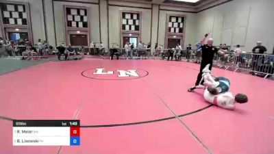 126 lbs Quarterfinal - Ryan Meier, Ma vs Brayden Lisowski, Pa