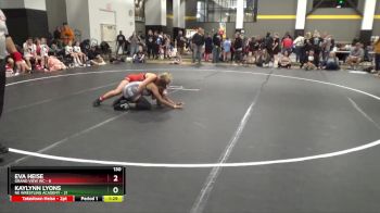 130 lbs Round 2 (6 Team) - Eva Heise, Grand View WC vs Kaylynn Lyons, NE Wrestling Academy