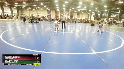 84 lbs Rd# 8- 12:30pm Saturday Final Pool - Braidyn Taby, Maryland Gold vs Gabriel Dickun, Terps Xtreme