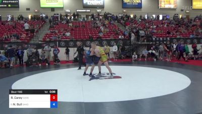 65 kg Cons 32 #1 - Roen Carey, Sarbacker Wrestling Academy vs Noah Bull, Sanderson Wrestling Academy