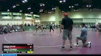107 lbs Round 4 (10 Team) - Sophia Miller, STL Green vs Gracie Guarino, Charlie`s Angels-IL Pink