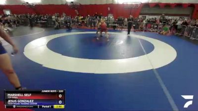 220 lbs Quarterfinal - Marshell Self, Top Dawg vs Jesus Gonzalez, Team Nazar Training Center