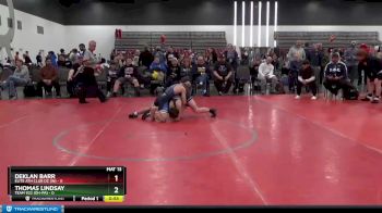 95 lbs Placement Matches (8 Team) - Thomas Lindsay, Team 922 (OH-PA) vs Deklan BARR, Elite Ath Club DZ (IN)