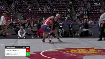 189 lbs Quarterfinal - Andrew McMonagle, Huntingdon vs Carter Chamberlain, Clearfield