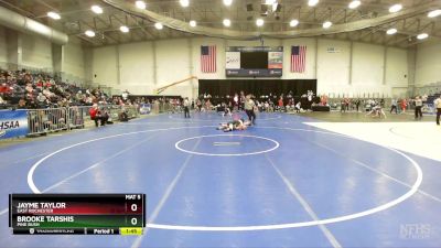 120 lbs Quarterfinal - Brooke Tarshis, Pine Bush vs Jayme Taylor, East Rochester