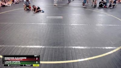 38 lbs Quarterfinal - Logan Aponte, Legacy Elite Wrestling vs Donovan Alejandre, Eastside Youth Wrestling