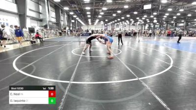 182 lbs Round Of 128 - Collin Neal, PA vs Dominic Iaquinto, CT