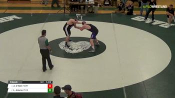 285 lbs Final - Arthur O'Neill, Norton vs Logan Adams, Plymouth South