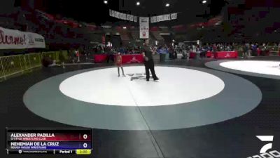 53 lbs Cons. Semi - Alexander Padilla, G-Style Wrestling Club vs Nehemiah De La Cruz, Rough House Wrestling