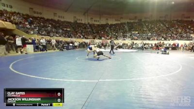 5A-126 lbs Quarterfinal - Jackson Willingham, Sapulpa vs Clay Gates, Collinsville