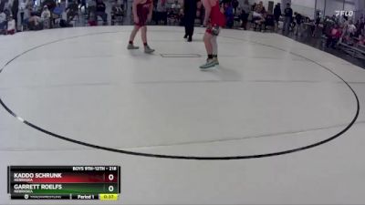 218 lbs Cons. Semi - Kaddo Schrunk, Nebraska vs Garrett Roelfs, Nebraska