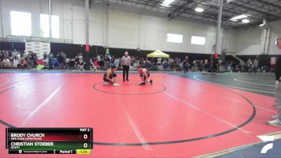 157 lbs Round 1 - Brody Church, San Juan Capistrano vs Christian Stoeber, OCRTC