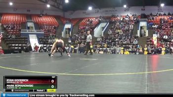 157 lbs Semifinals (8 Team) - Ryan Goodrich, Whitehall HS vs Mark Romanowski, Algonac HS