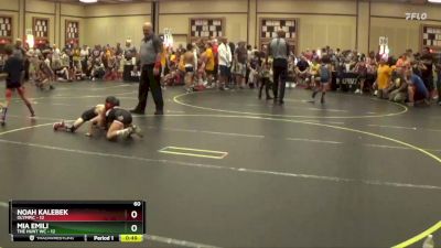 60 lbs Finals (8 Team) - Noah Kalebek, Olympic vs Mia Emili, The Hunt WC