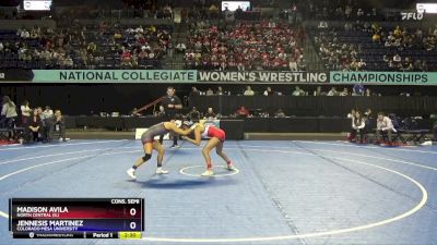 101 lbs Cons. Semi - Madison Avila, North Central (IL) vs Jennesis Martinez, Colorado Mesa University