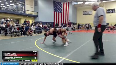 165 lbs Round 2 - Elijah Lucio, Wisconsin-La Crosse vs Anthony Herrera, Saint Cloud State