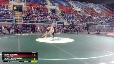 145 lbs Placement Matches (8 Team) - Noah Bledsoe, W4-Minot vs Wyatt Kosidowski, E2-Fargo Davies