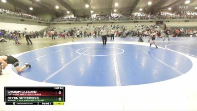 75 lbs Cons. Round 4 - Graham Gilliland, Chillicothe Wrestling Club-AAA vs Dextin Sutterfield, Willard Youth Wrestling Club-AAA