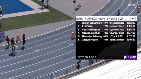 Youth Boys' 800m Aau Junior Olympics, Finals 2 - Age 9