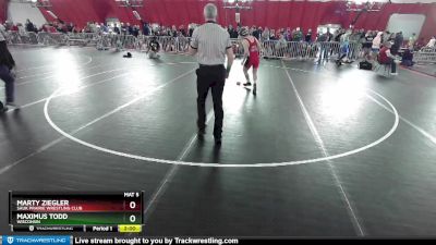 157 lbs Champ. Round 2 - Maximus Todd, Wisconsin vs Marty Ziegler, Sauk Prairie Wrestling Club