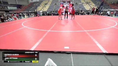 160 lbs Cons. Round 2 - Jake Pittman, AR vs Patrick Kubisa, MN